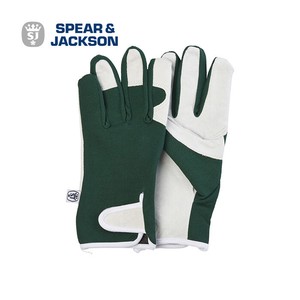 英国 SPEAR&JACKSON（スピア&ジャクソン） 【レザーパームグローブM】 ガーデンツール 手袋 グローブ