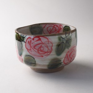 Mino ware Japanese Teacup Red Matcha Bowl Made in Japan
