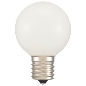 OHM LEDミニボール球装飾用 G40/E17/1.2W/68lm/電球色 LDG1L-H-E17 13