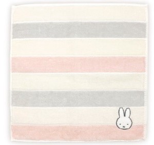 Pre-order Mini Towel Miffy Pastel Border