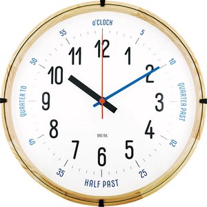 バウハウス フォント復刻時計 BAUHAUS Wall Clock CarlMarx