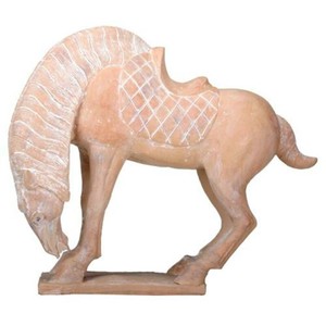 フランクロイドライト財団公認ライトが愛した唐の馬の彫像古典東洋インテリア設計事務所アート工芸輸入品