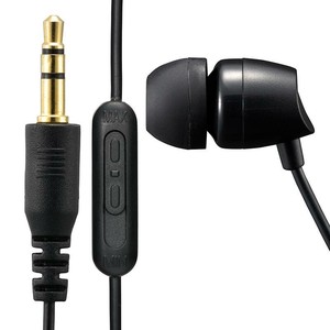 OHM AudioComm 片耳テレビイヤホン ステレオミックス 耳栓型 5m EAR-C255N