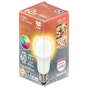 LED電球 E26 60形相当 電球色 LDA8L-G AG6/RA93