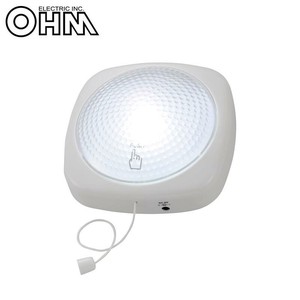 OHM LED大型プッシュライト 白色LED BO-LB20A5