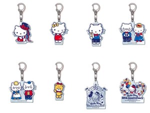 Pre-order Key Ring Hello Kitty Acrylic Key Chain 8-pcs