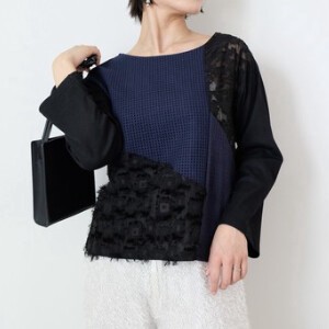 T-shirt Patchwork Pullover Front