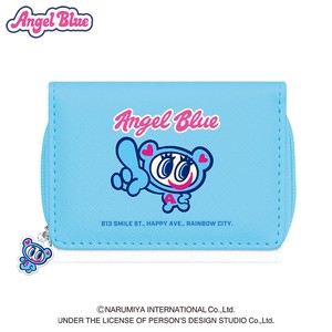 ■2024SS　先行予約■　ANGEL BLUE　三つ折り財布　ブルー