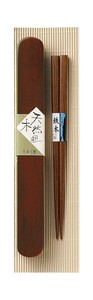 イシダ 木製箸箸箱セット だるま 22cm 64011