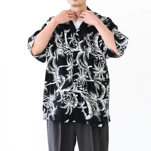 【メンズ】ハワイアンプリント - オープンカラーシャツ