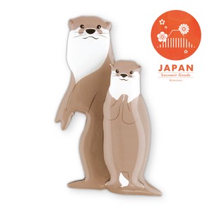 【お土産】カワウソ 水族館 クリップ式マグネット インバウンド マグネット souvenir japan