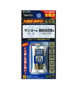 ELPA(エルパ)　大容量長持ち充電池　TSA-013　1831000