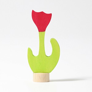 ＜数量限定＞Decorative Figure Red Tulip【木製】【おもちゃ】【玩具】【インテリア】