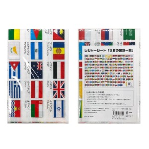 東京カートグラフィック レジャーシート「世界の国旗一覧」 LSWF