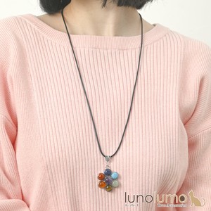 Necklace/Pendant Necklace Flower Ladies' 7-colors Made in Japan
