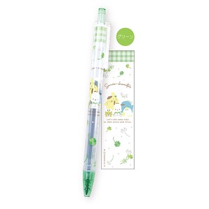Pre-order Gel Pen Flower Retractable Sanrio Characters Green