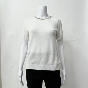 T-shirt Pearl Thor Mesh Knit Tops L 2024 Spring/Summer