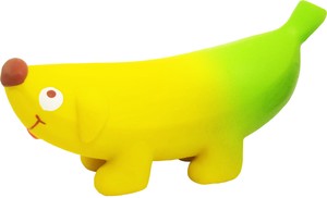 バナナドッグ　グリーン　犬用おもちゃ