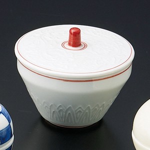 赤絵唐草彫珍味(有田焼)  日本製 小付け 小鉢
