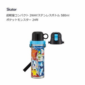 Water Bottle Skater Pokemon 2-way 580ml
