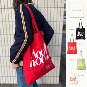 RECYCLED FABRIC Woohooロゴ トートバッグ キャンバス エコバッグ