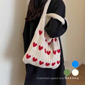 Shoulder Bag Heart-Patterned Reusable Bag