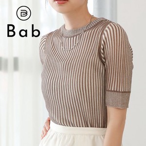 Sweater/Knitwear Design Stripe Knit Tops