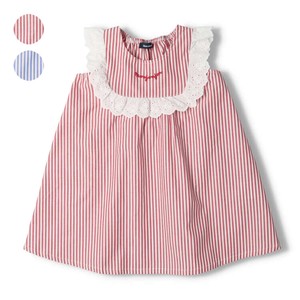 Kids' Casual Dress Stripe Sleeveless One-piece Dress