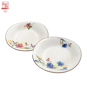 Mino ware Main Plate Gift Japanese Style Set Pottery Indigo