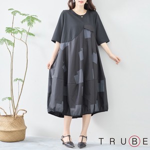 Casual Dress L One-piece Dress M Switching 【2024NEW】