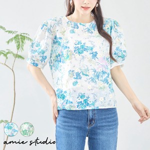 T-shirt Floral Pattern L Sleeve Tops 【2024NEW】