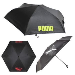 プーマ 晴雨兼用 耐風 完全遮光 裏シルバーコーティング ミニ折傘 60cm×6R PBP67MN60