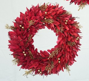【予約販売】［2024ｸﾘｽﾏｽ］彩か｜Saika　Wreath Natural apple pine M