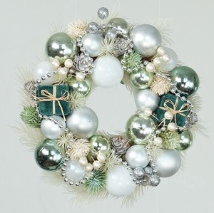 【予約販売】［2024ｸﾘｽﾏｽ］彩か｜Saika　Wreath Beads chain S(Plaim green)