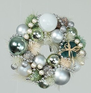 【予約販売】［2024ｸﾘｽﾏｽ］彩か｜Saika　Wreath Beads chain SS(Plaim green)