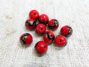 Material Red Set of 10