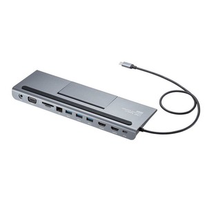 サンワサプライ USB Type-Cドッキングステーション HDMI/VGA対応  USB-CVDK8