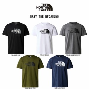 THE NORTH FACE(ザ ノースフェイス)Tシャツ クルーネック 半袖 ロゴ プリント イージーT メンズ NF0A87N5