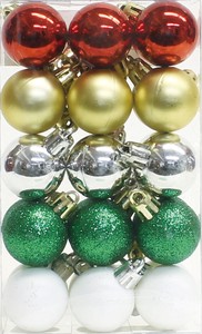 Store Material for Christmas Christmas Ornaments 30mm