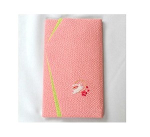 山田繊維　刺繍金封ふくさ　うさぎ　ピンク　50090-101