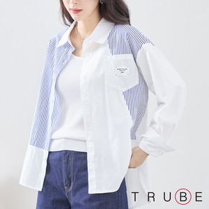 Button Shirt/Blouse Design Stripe L 【2024NEW】
