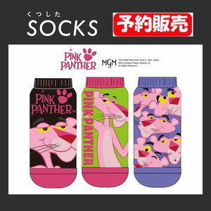 【予約販売】(8月入荷予定)　レディース靴下　"ピンクパンサー"
