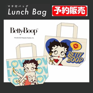 【予約販売】(8月入荷予定) ミニトートバッグ  "ベティ・ブープ"(マチ付コットンバッグ）