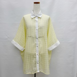 Button Shirt/Blouse Dolman Sleeve Buttons Front Opening 2024 Spring/Summer