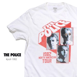 ポリス【The Police】1982 North American Tour TEE Tシャツ ロックバンド バンドT メンズ レディース