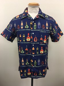 当社夏定番レーヨンアロハオープンカラーシャツ(ボトル)