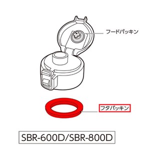 取り替え用パッキン(SBR-600D・SBR-800D）