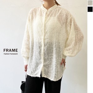Sweater/Knitwear Band-Collar Shirt Fringe 【2024NEW】
