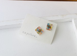 Pierced Earringss Colorful