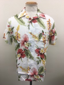 当社夏定番レーヨンアロハオープンカラーシャツ(ボタニカル3)